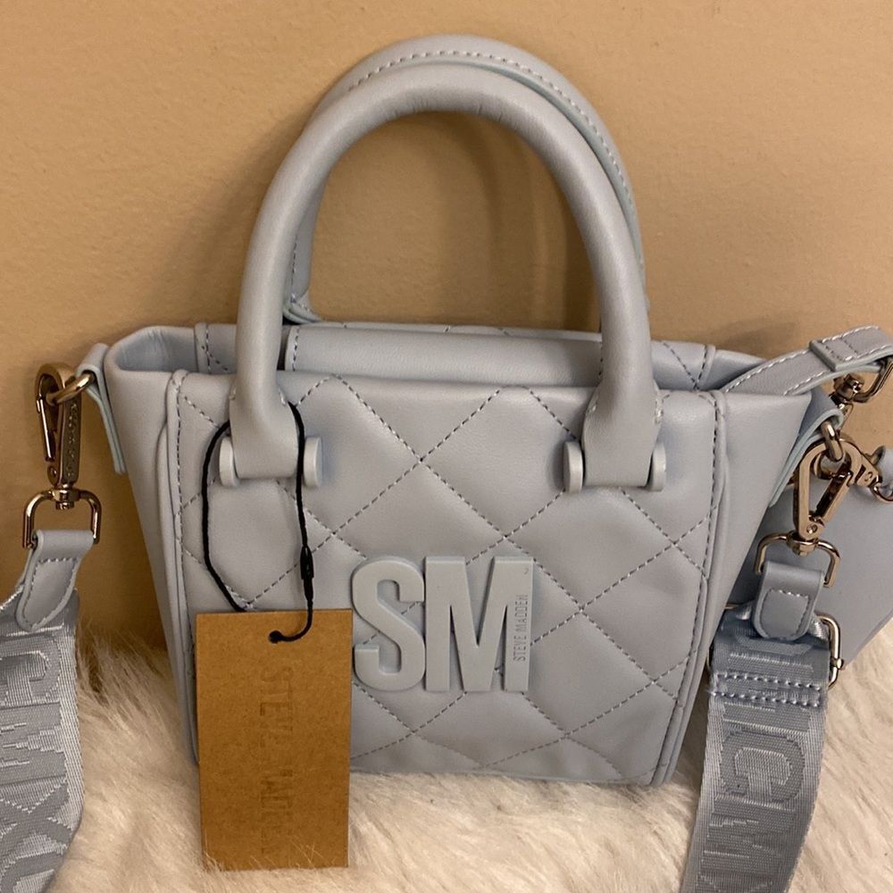 NWT Steve Madden (BBABI) Satchel Crossbody Bag w/Air Pod Case- *Limited Edition* - Picture 5 of 15